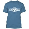 thumbnail image 1 of WHITE Route 66 Man TSHIRT Route Us 66 Get Your Kick Mens Tee Shirts Color Indigo Blue Size XX-Large, 1 of 2
