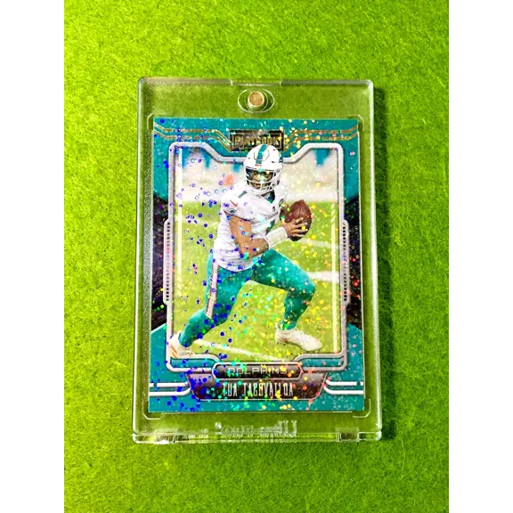 WHITE SPARKLE PRIZM Tua Tagovailoa CARD 2021 Playbook TUA TAGOVAILOA SPARKLE SSP