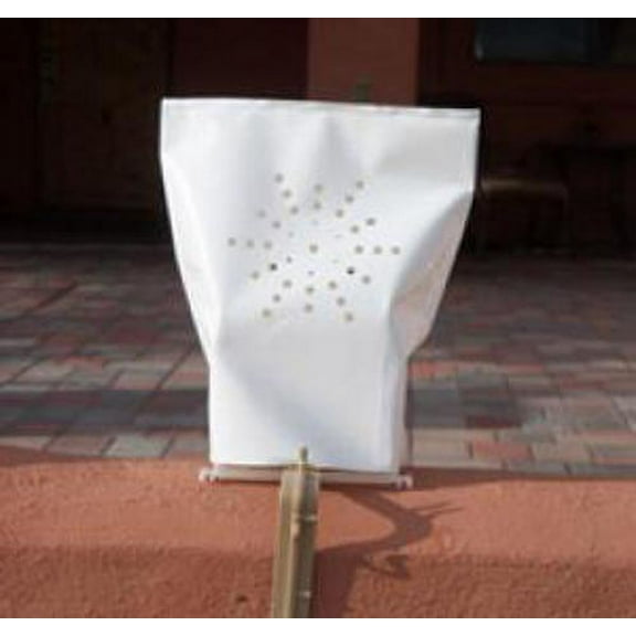 WHITE STARBURST- STAR DIECUT  Electric Luminary Replacement Sleeves - fit RC / Casa Noel Frames - 10 PC PACK - FREE SHIP