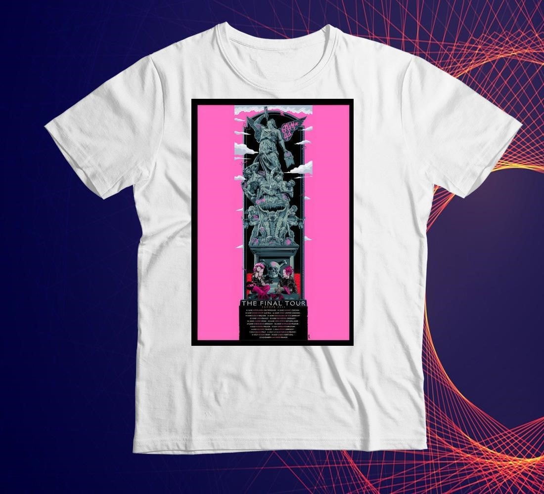 [WHITE] Sum 41 Final Tour Europe 2024 Poster Shirt