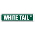thumbnail image 1 of WHITE TAIL Street Sign deer doe hunter wild animal | Indoor/Outdoor |  36" Wide, 1 of 5
