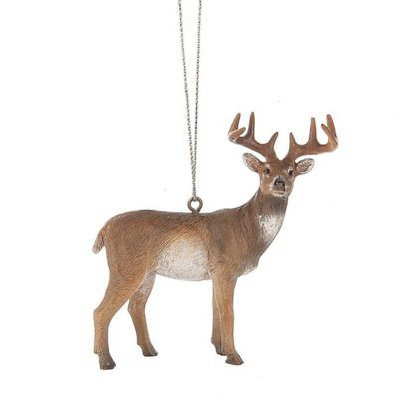 WHITETAILED DEER Christmas Ornament, 3.5" Tall, by Midwest CBK