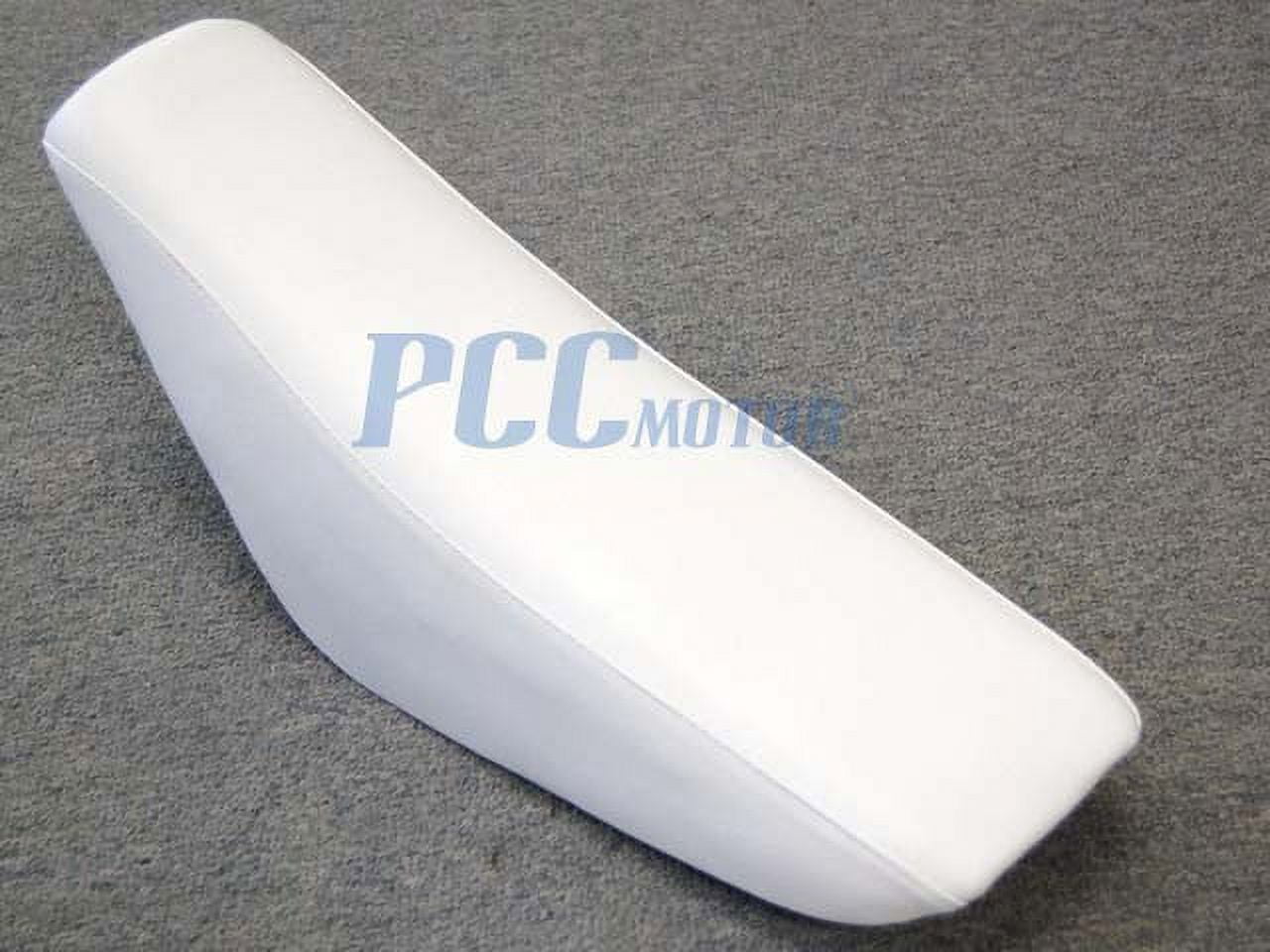WHITE TALL SEAT ASSEMBLY FOR HONDA XR50 CRF50 DIRT BIKES SE15