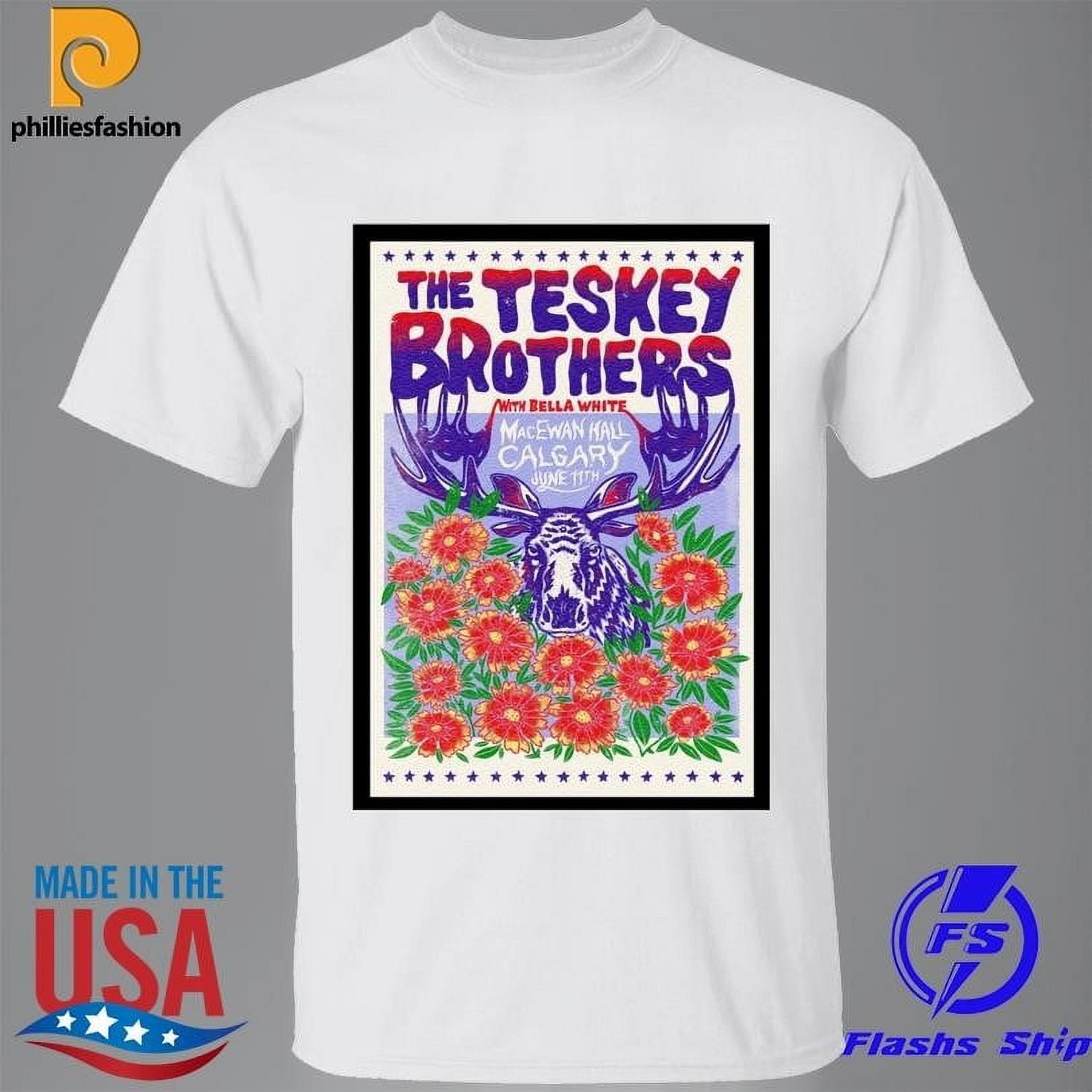 [WHITE] The Teskey Brothers June 11 2024 Macewan Hall Calgary Ab Shirt
