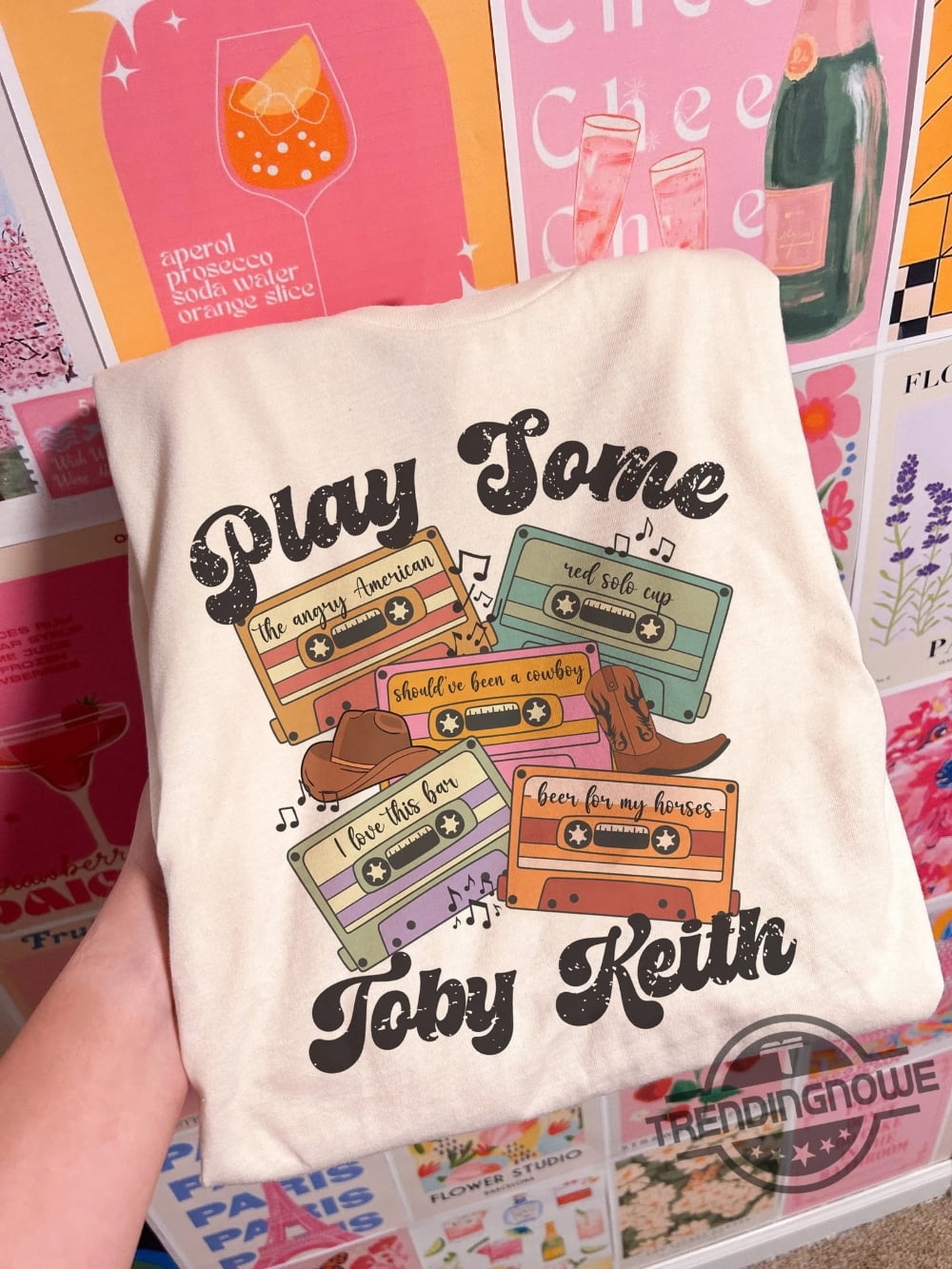 [WHITE] Toby Keith Shirt Play Some Toby Country Music Tee Country Music