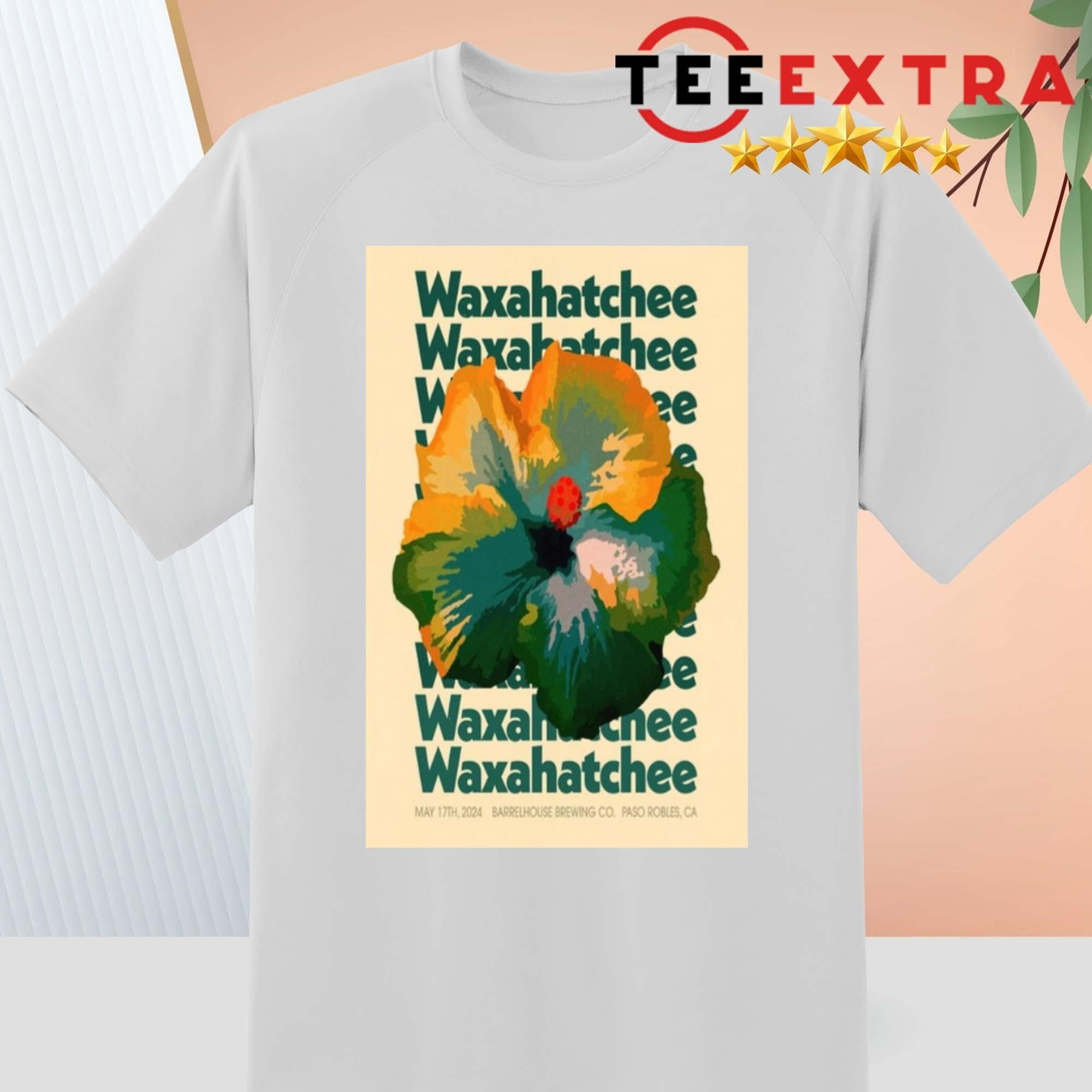 [WHITE] Waxahatchee 2024 Barrelhouse Brewing Co Paso Robles Ca Poster