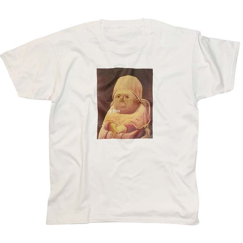 [WHITE] Y Tho Funny Meme Canvas TShirt in White or Black from Reddit