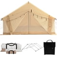 thumbnail image 1 of WHITEDUCK Alpha Canvas Wall Tent Waterproof 4 Season Outdoor Camping & Hunting Tent w/Heavy Duty Aluminum Frame, Best for Large Groups, Families & Outfitters (16'x20', Fire Water Repellent), 1 of 7