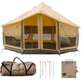 thumbnail image 1 of WHITEDUCK Altimus Canvas Tent With Stove Jack , Waterproof, 4 Season Luxury Camping and Glamping Tent Outdoor (Sandstone Beige, Water Repellent, 14'), 1 of 7