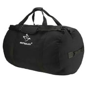 WHITEDUCK FILIOS Canvas Duffle Bag Waterproof 24x16 Black Travel/Sports/Weekender Bag