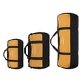 thumbnail image 1 of WHITEDUCK Heavy Duty Canvas Duffel Bag for Men and Women - Foldable Military Army Style Duffel Bag, with Full Length Zipper- Outdoors, Travel, Gym & Storage (X-Large 48" x 20", Tan & Black), 1 of 7