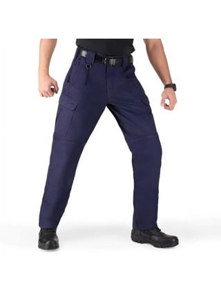 Men's Cargo Pants with Belt Navy Blue Bolf 1672