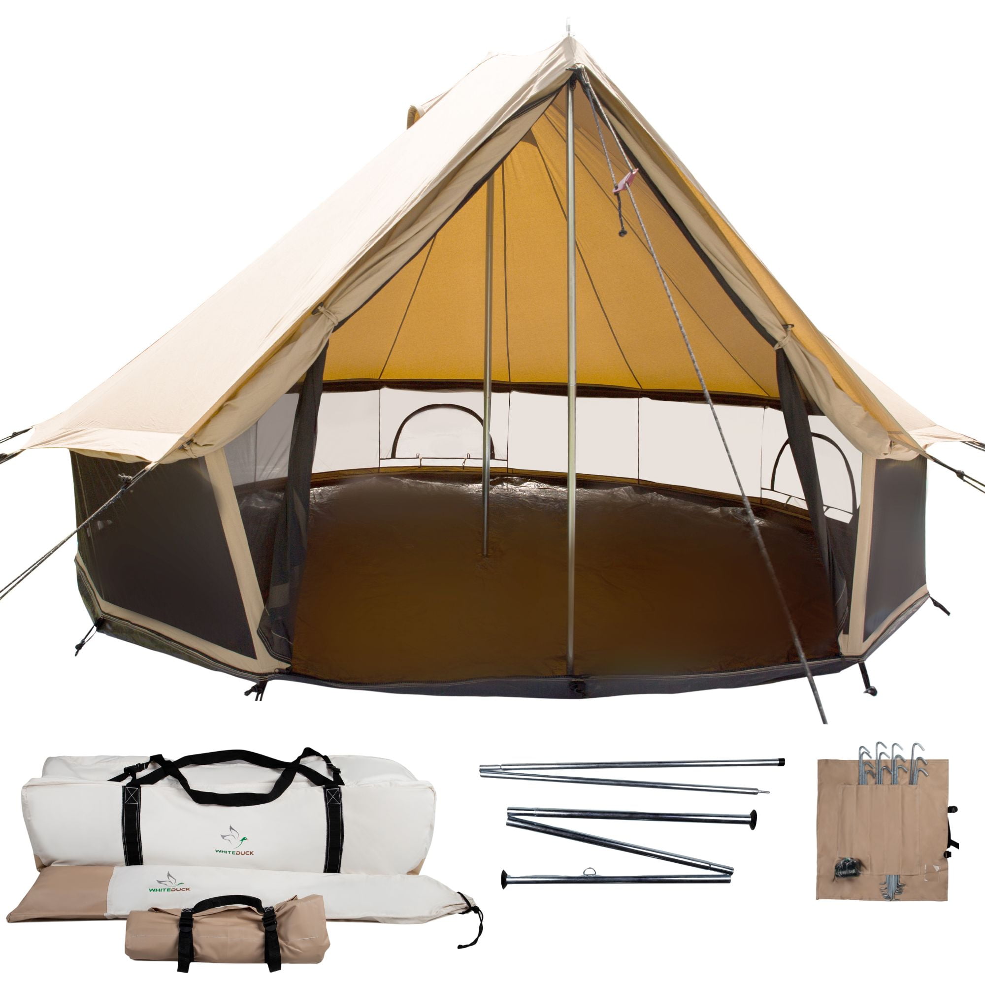 WHITEDUCK 4/5-Person Bell Tent with Groundsheet