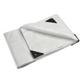 thumbnail image 1 of WHITEDUCK Super Heavy Duty Poly Tarp 10 Mil - White Color -12'x25' - Thick Waterproof, UV Resistant, Rip and Tear Proof Tarpaulin with Grommets and Reinforced Edges, 1 of 9