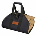 thumbnail image 1 of WHITEDUCK TUFF Large Capacity Black Waxed Canvas Log Carrier, 1 of 9