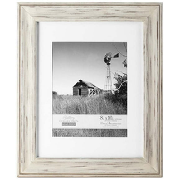 WHITMAN WHITE WASH matted 11x14 8x10 frame by Malden Design - 8x10