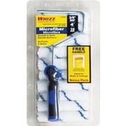WHIZZ ROLLERS Whizz Xtra Sorb Microfiber Paint Roller Cover & Frame - Pack of 2