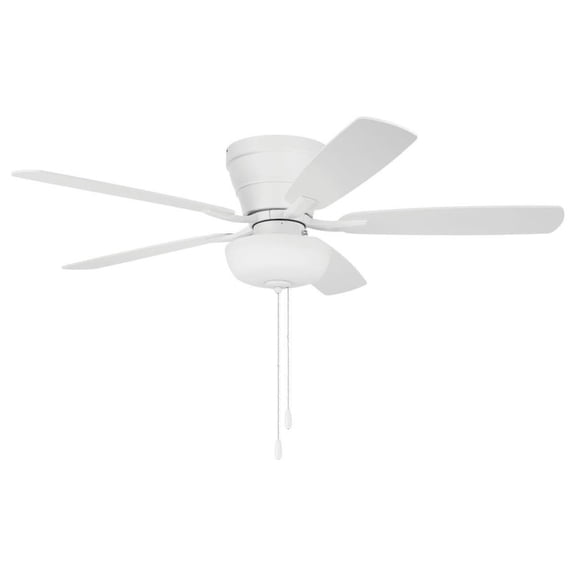 Craftmade Lighting - Wheeler - 5 Blade Flush Mount Ceiling Fan with Light