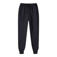 thumbnail image 1 of WHLBF UTTOASFAY Womens Pants High Waist Drawstring Multi-Pockets Casual with Long Sweatpants Black M, 1 of 5