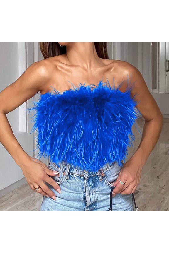 Women's Plus Size Casual Hollow Out Suspender Vest with Top Bra Top Inside Tops Blue 12(XXL)