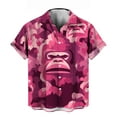 thumbnail image 1 of WHNBCW Funny Camo Hawaiian Shirt Novelty Abstract Graphic Short Sleeved Button Down Shirt, 1 of 7