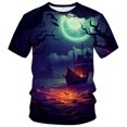 thumbnail image 1 of WHNBCW Funny Pirate T-Shirt Pirate Ship Graphic Tee Shirt, 1 of 7