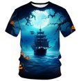thumbnail image 1 of WHNBCW Funny Pirate T-Shirt Pirate Ship Graphic Tee Shirt, 1 of 7
