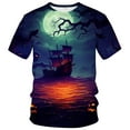 thumbnail image 1 of WHNBCW Funny Pirate T-Shirt Pirate Ship Graphic Tee Shirt, 1 of 7