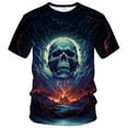 thumbnail image 1 of WHNBCW Funny Pirate T-Shirt Pirate Skull Graphic Tee Shirt, 1 of 7
