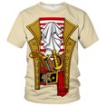 thumbnail image 1 of WHNBCW Men's Shirt With an Image of Men's Pirate Costume, Funny Pirate T-Shirt, 1 of 7
