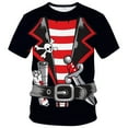 thumbnail image 1 of WHNBCW Men's Shirt With an Image of Men's Pirate Costume, Funny Pirate T-Shirt, 1 of 7