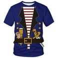 thumbnail image 1 of WHNBCW Men's Shirt With an Image of Men's Pirate Costume, Funny Pirate T-Shirt, 1 of 7