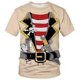 thumbnail image 1 of WHNBCW Men's Shirt With an Image of Men's Pirate Costume, Funny Pirate T-Shirt, 1 of 7
