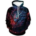 thumbnail image 1 of WHNBCW Mythology Chinese Dragon Hoodie Funny Anime Graphic Sweatshirts, 1 of 7
