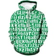 thumbnail image 1 of WHNBCW Novelty Letters Printed Hoodie Funny Graffiti Graphic Sweatshirts, 1 of 7