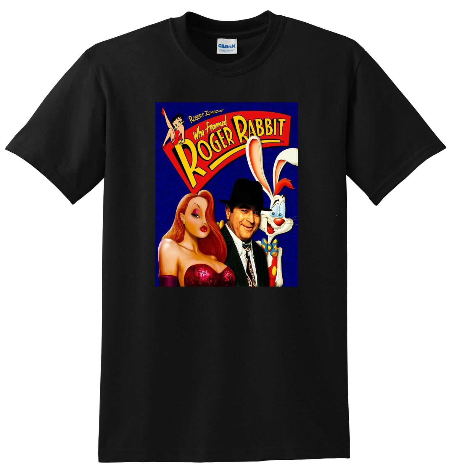 WHO FRAMED ROGER RABBIT T SHIRT 4k bluray dvd cover poster SMALL MEDIUM ...