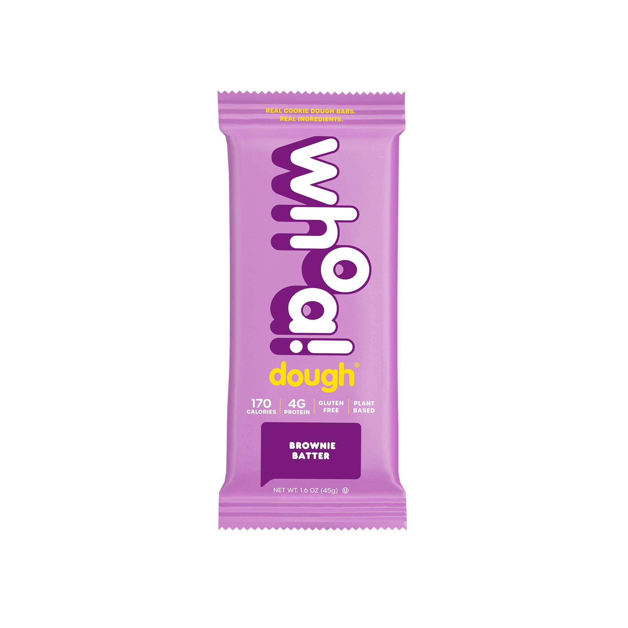 Whoa Dough Edible Cookie Dough Bars- Certified Non-GMO, Kosher  and Gluten Free Bars - Healthy Snack Foods - Plant Based Snacks Made With  Real Ingredients - Brownie Batter Cookie Dough 