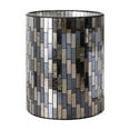 thumbnail image 1 of WHOLE HOUSEWARES | Bathroom Wastebasket | Mosaic Glass Decoration | Bathroom Dcor, 1 of 4