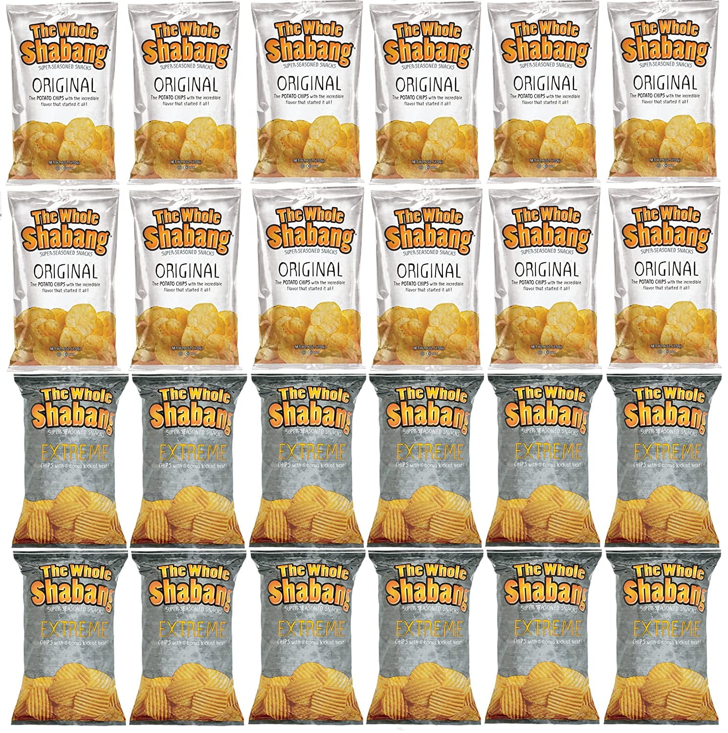 WHOLE SHABANG ORIGINAL WHOLE SHABANG + EXTREME RIPPLED CHIPS 24-Pack