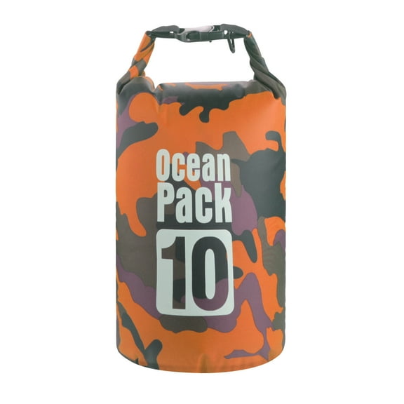 WHOLEFIRE 10L Waterproof Dry Bag Floating Roll Top Backpack Dry Storage Bag for Kayaking Swimming Boating Camping Outdoors
