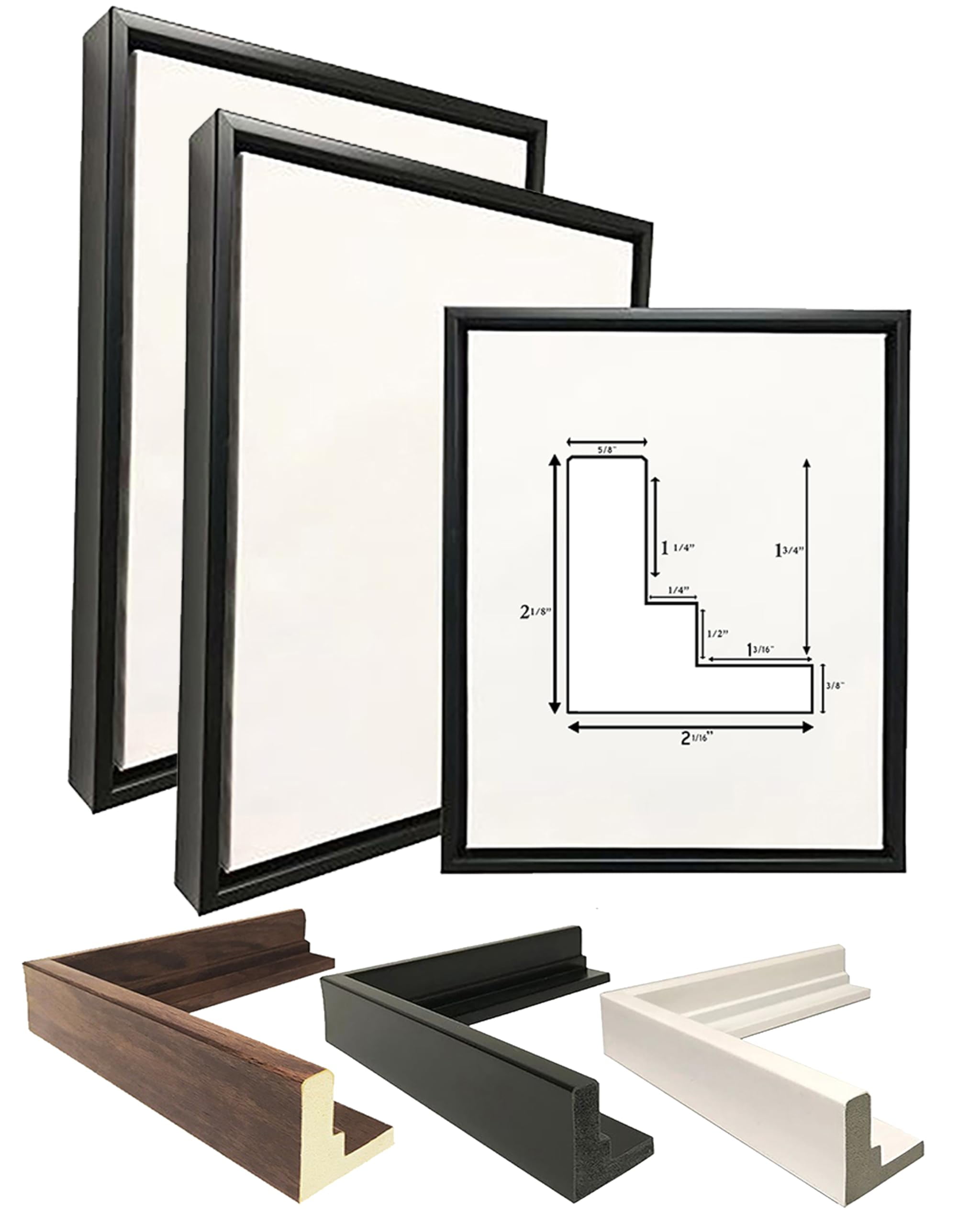 WHOLESALE ARTS AND FRAMES 3592 Polystyrene Frame Set of 2 Master