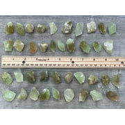 WHOLESALE Calcite Green Rough Natural Stones Small, Raw Calcite Crystals Green Calcite, 0.25 Pound