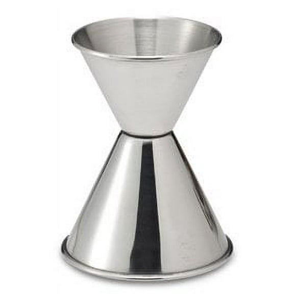 WHOLESALE DOZEN STAINLESS STEEL DOUBLE JIGGER 1 oz - 1 1/4 oz