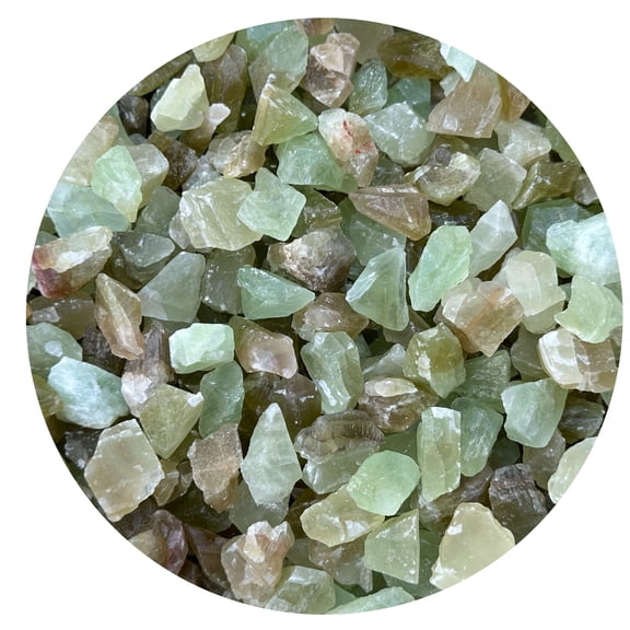 WHOLESALE Green Calcite Green Rough Natural Stones Small, Raw Green Calcite Crystals (Green Calcite, 5 Pounds)