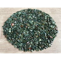 WHOLESALE Natural Bloodstone Semi Tumbled Gemstone Chips ( 2 oz / 0.125 lb )