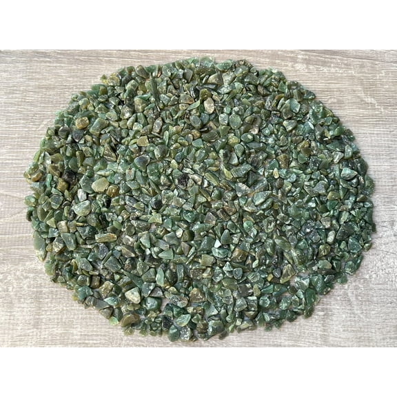 WHOLESALE Natural Semi Green Aventurine Gemstone Chips ( 2 oz / 0.125 lb )