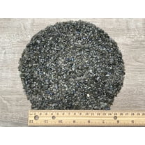 WHOLESALE Natural Semi Tumbled Labradorite Black Gemstone Chips ( 2 oz / 0.125 lb )