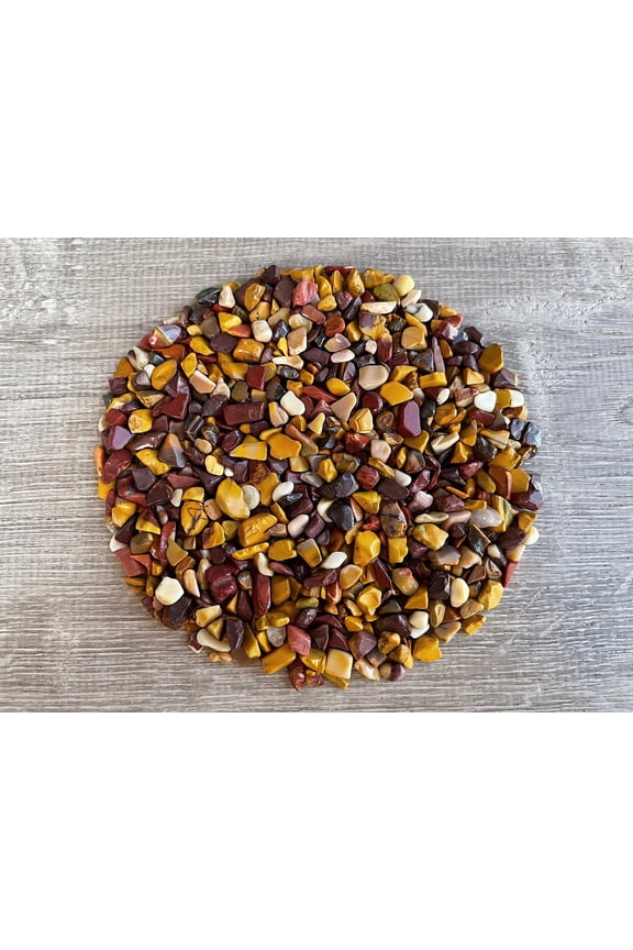 WHOLESALE Natural Semi Tumbled Mookaite Gemstone Chips ( 2 oz / 0.125 lb )