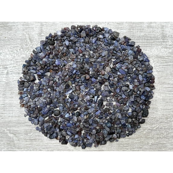 WHOLESALE Natural Semi Tumbled Rutilated Quartz Mixed Gemstone Chips, Crushed Mini Crystals, Undrilled (Rutilated Quartz Mixed, 10 Pounds)