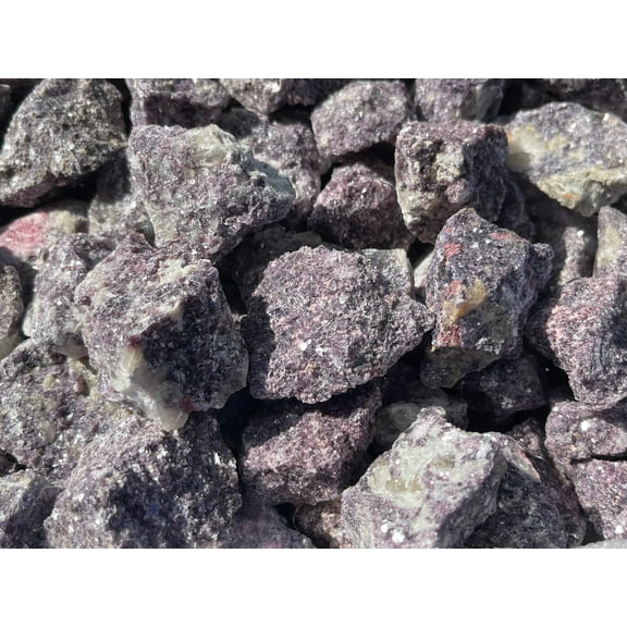 WHOLESALE Raw Lepidolite, Natural Lepidolite Stone, Natural Rough Lepidolite, Lepidolite Rough, Lepidolite Healing Crystal (Lepidolite, 3 pounds)
